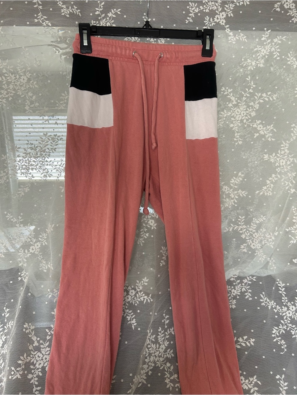 Wildfox Pink Colorblock Lounge Pants — XS